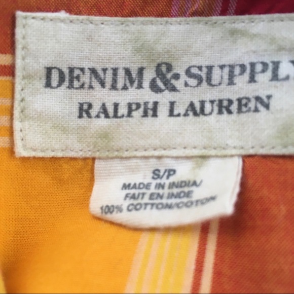 Denim & Supply Ralph Lauren Cotton Snap Front Western Shirt - Picture 9 of 11
